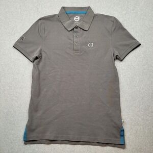 Volvo Polo Shirt Mens Small Gray‎ Official Merchandise Short Sleeve Pique Logo